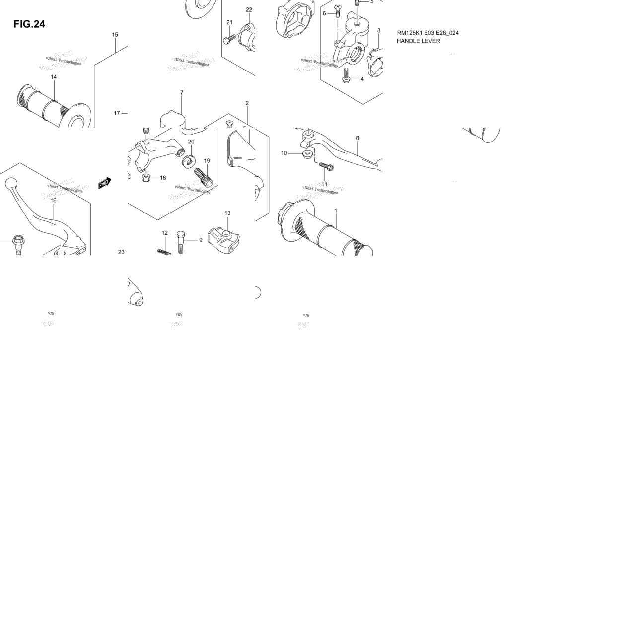 Handle Lever (Model K1/K2/K3)