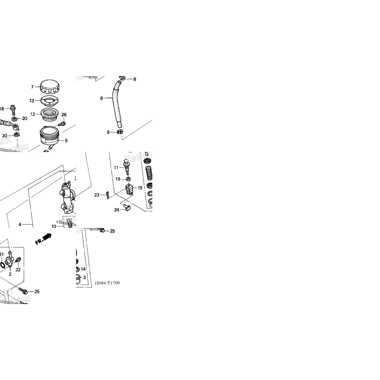 Rear Brake Master Cylinder