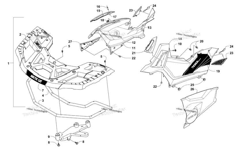 Front Rack And Side Panel Assemblies