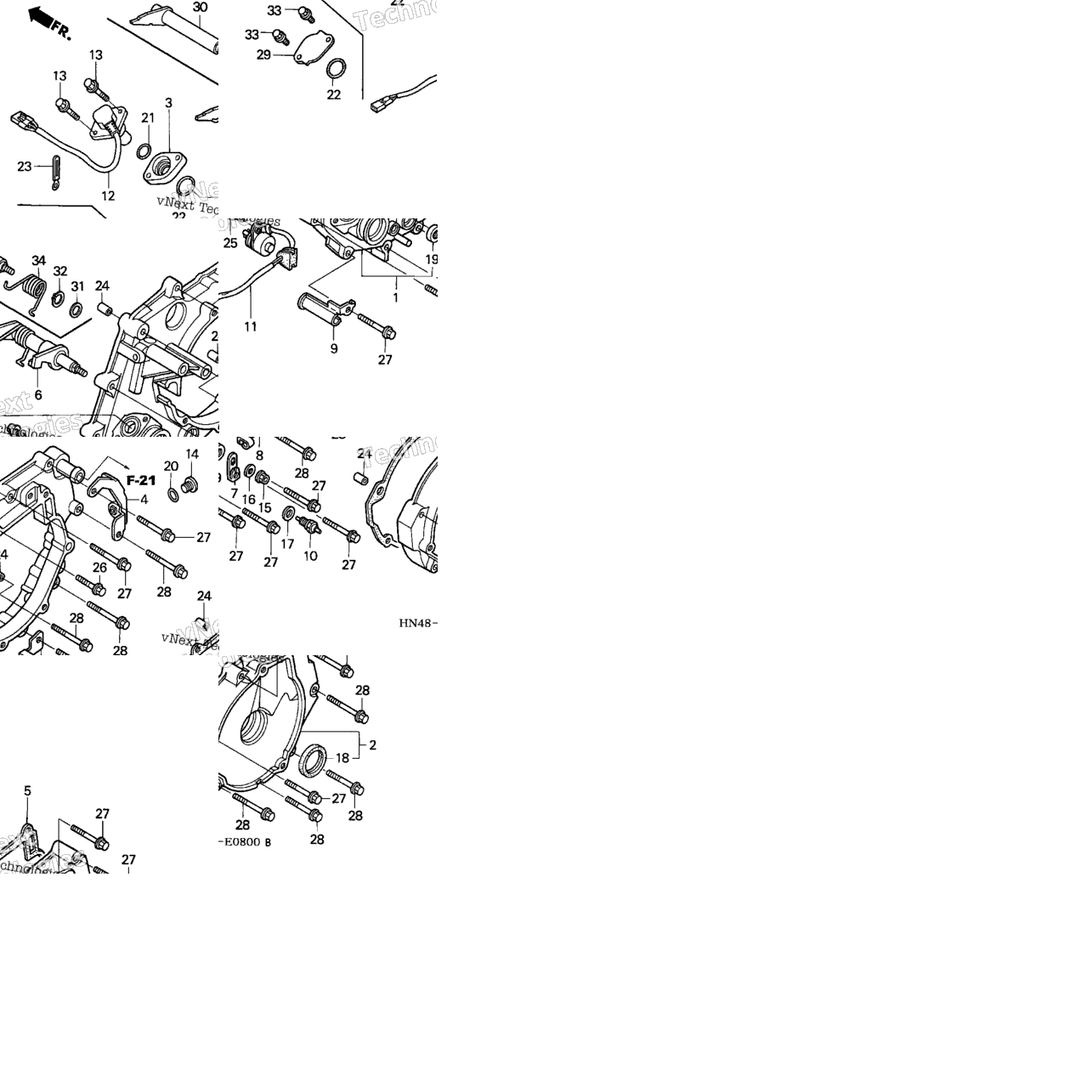 Rear Crankcase Cover