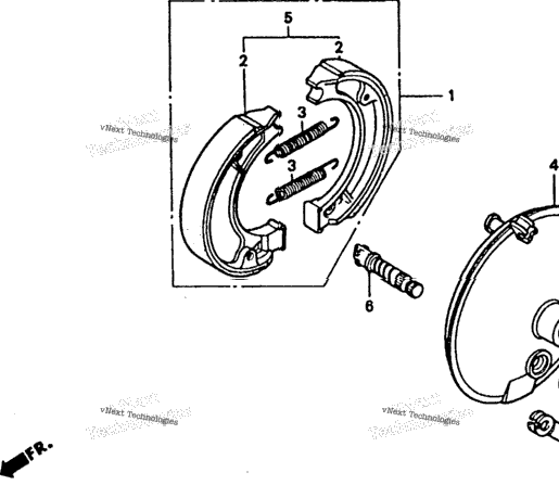 Front Brake + Front Brake Panel