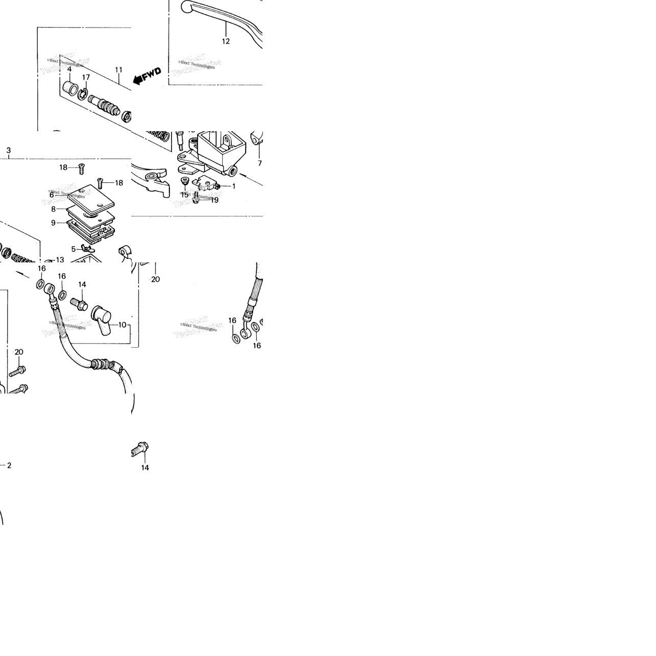 Front Brake Master Cylinder