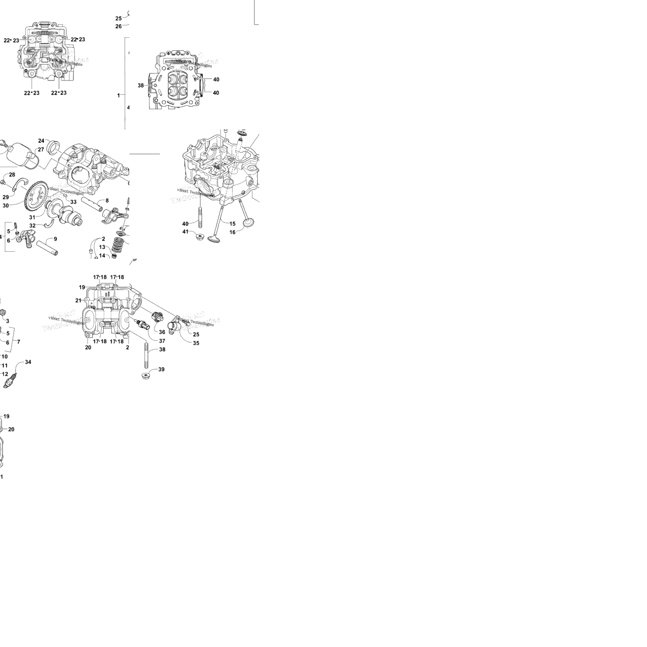 Cylinder Head And Camshaft/Valve Assembly