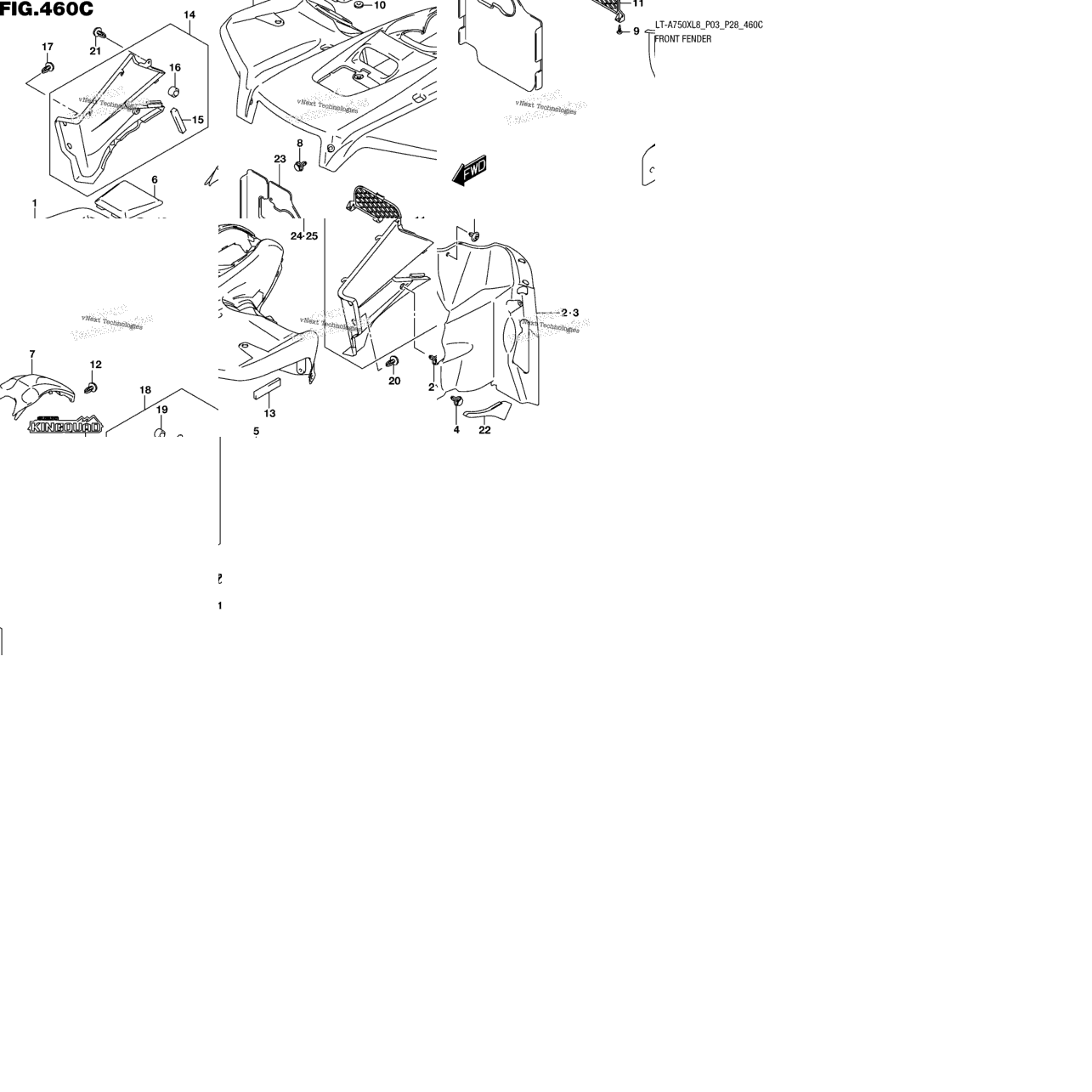 Front Fender (Lt-A750xl8 P33)