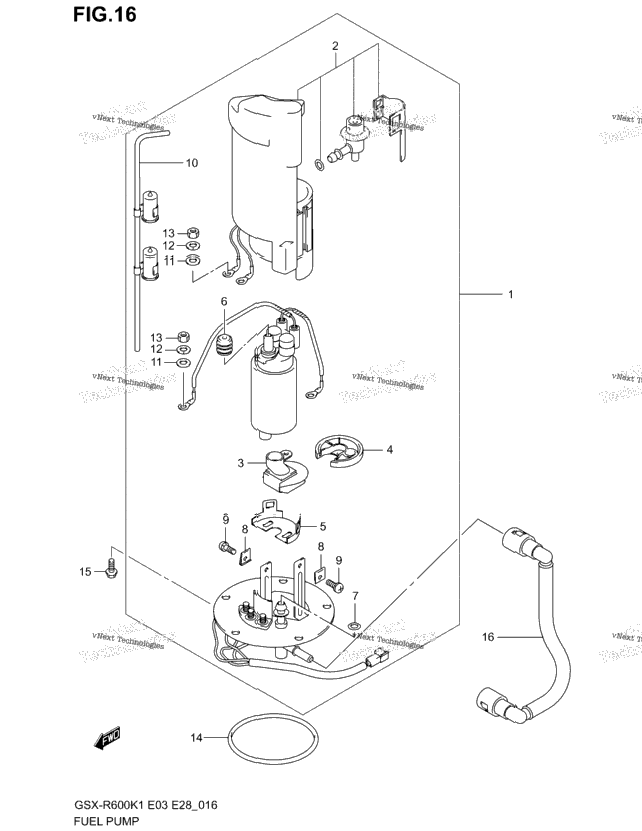 Fuel Pump (Model K1)