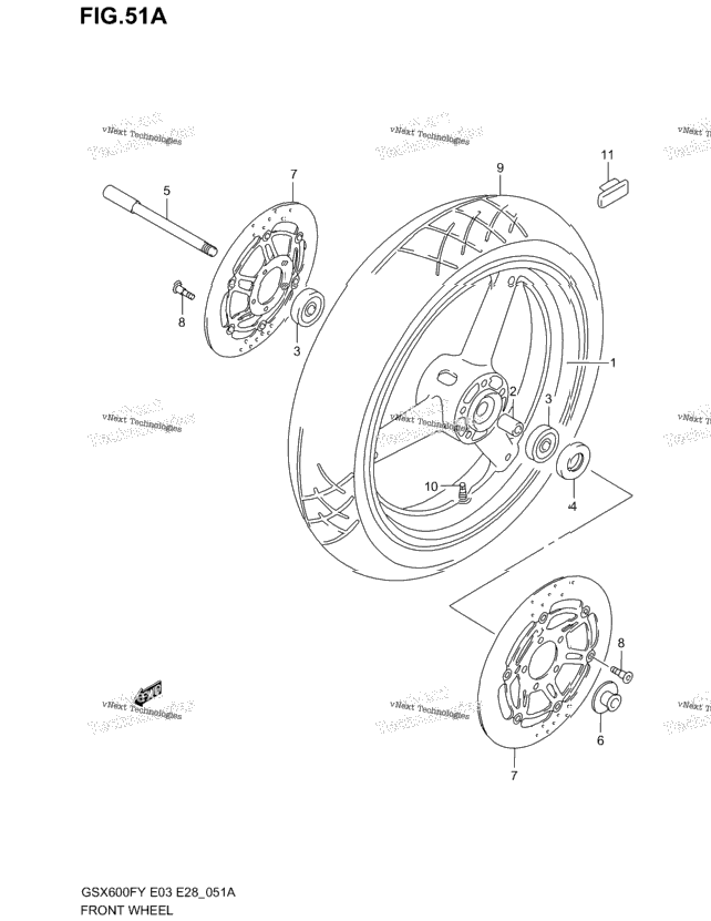 Front Wheel (Model K3)
