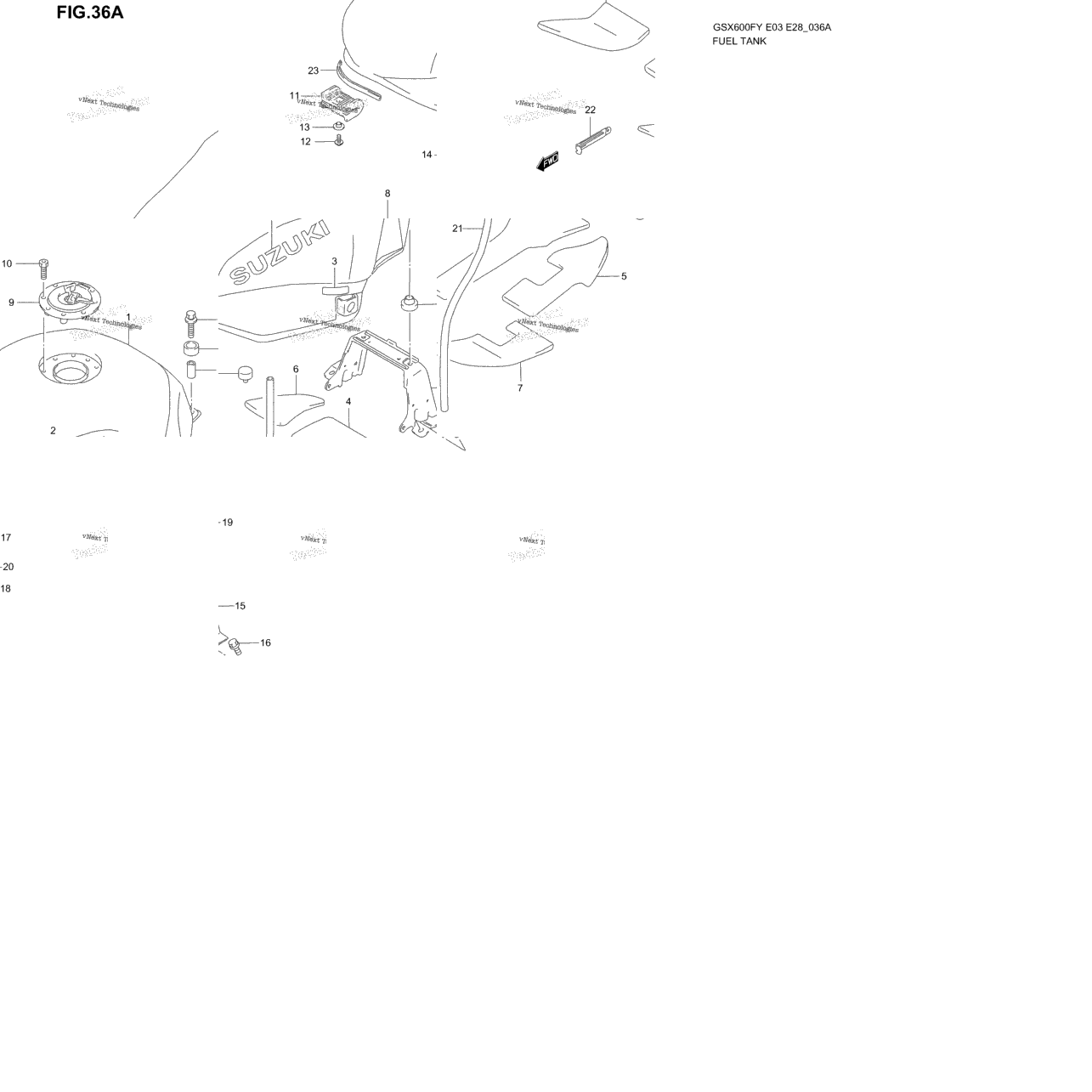 Fuel Tank (Model Y/K1)