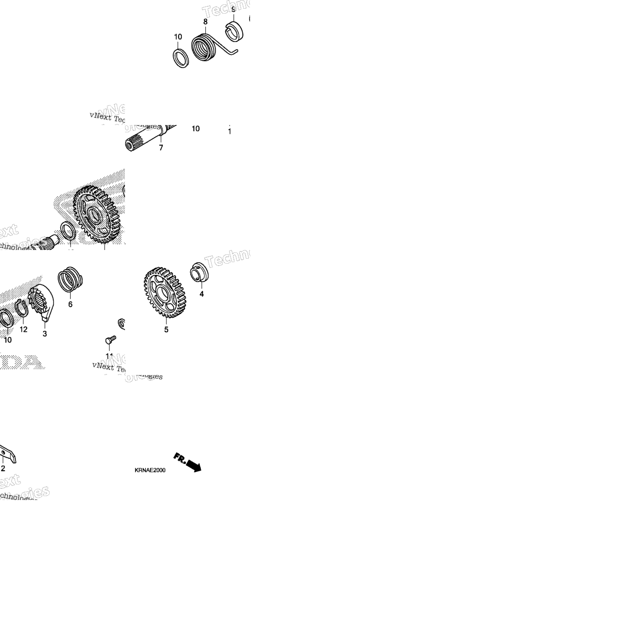 Kick Starter Spindle