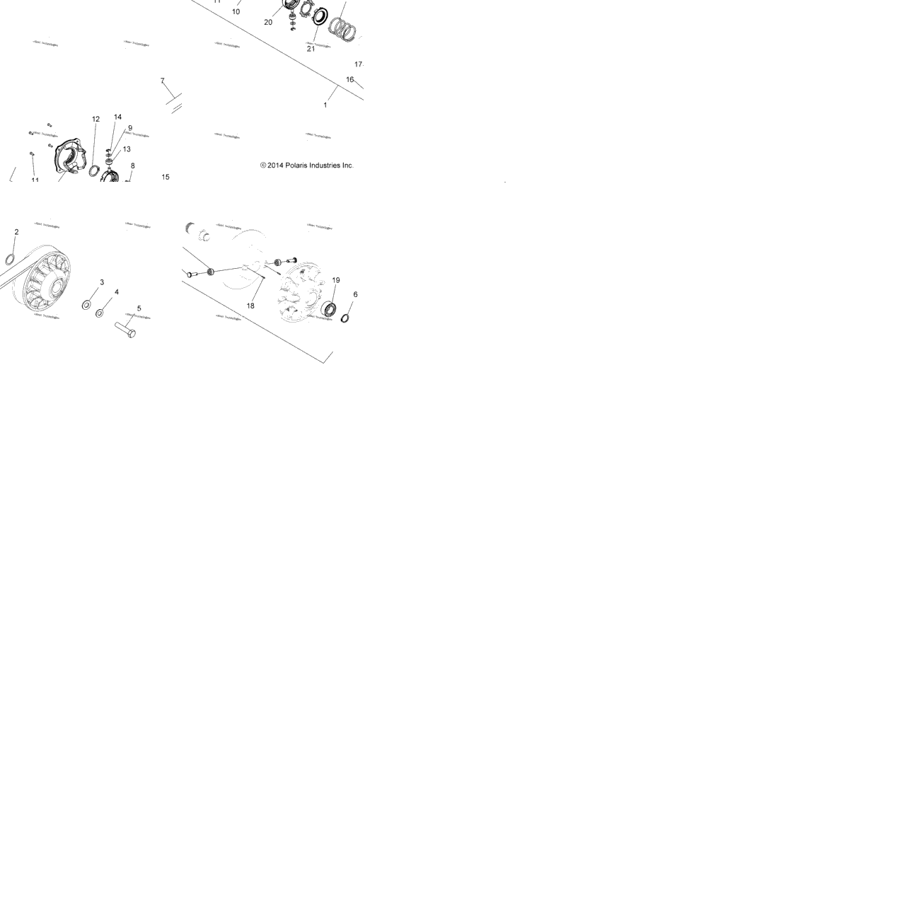 Drive Train, Secondary Clutch A18see57f1/F7