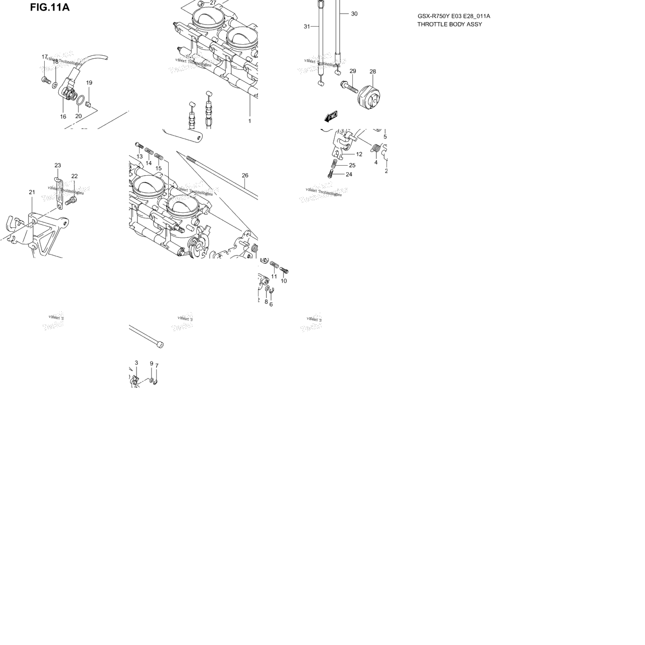 Throttle Body (Model K1)