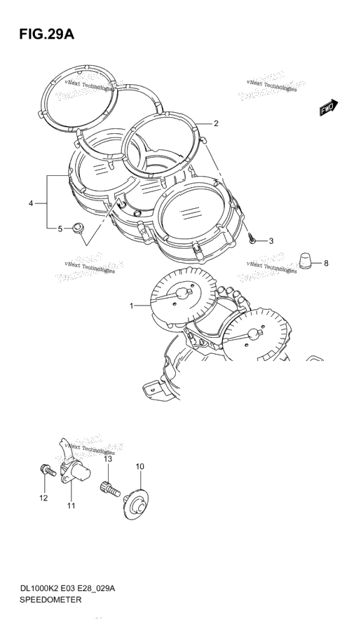 Speedometer (Model K4/K5/K6)