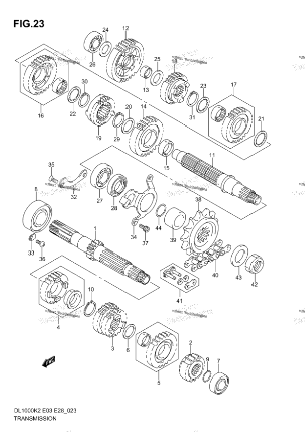 Transmission (Model K2/K3)