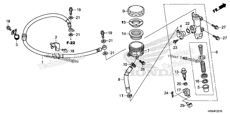 Rear Brake Master Cylinder