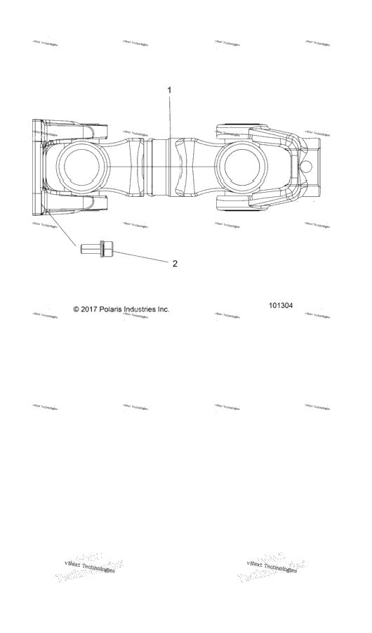 Drive Train, Prop Shaft, Rear