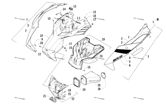 Hood And Air Intake Assembly