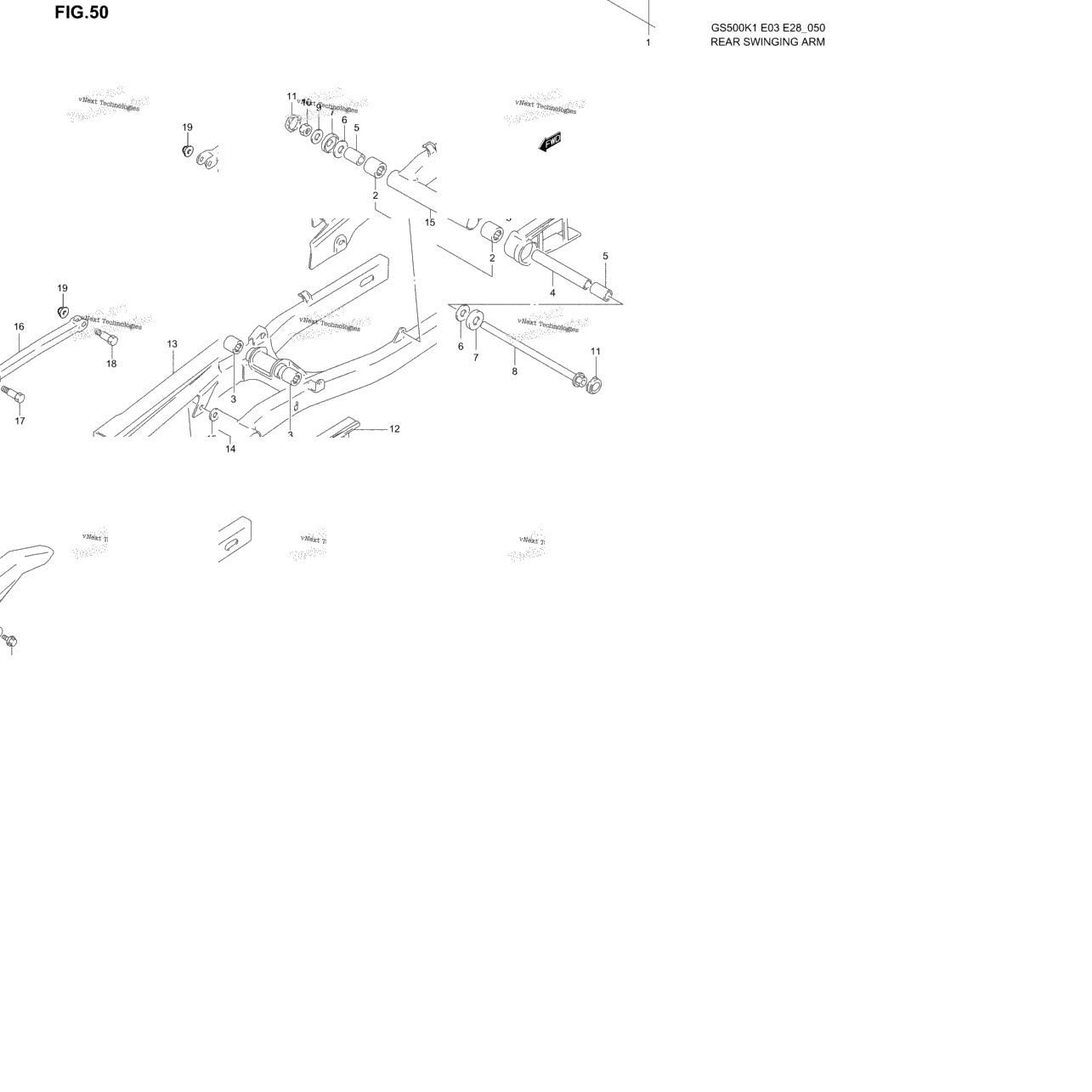 Rear Swinging Arm