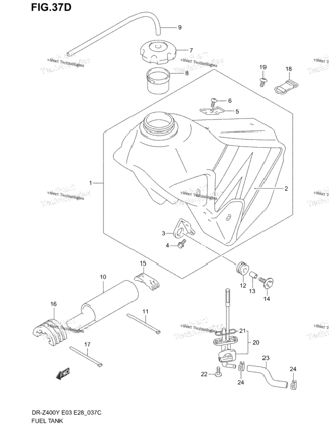 Fuel Tank (Model K4)