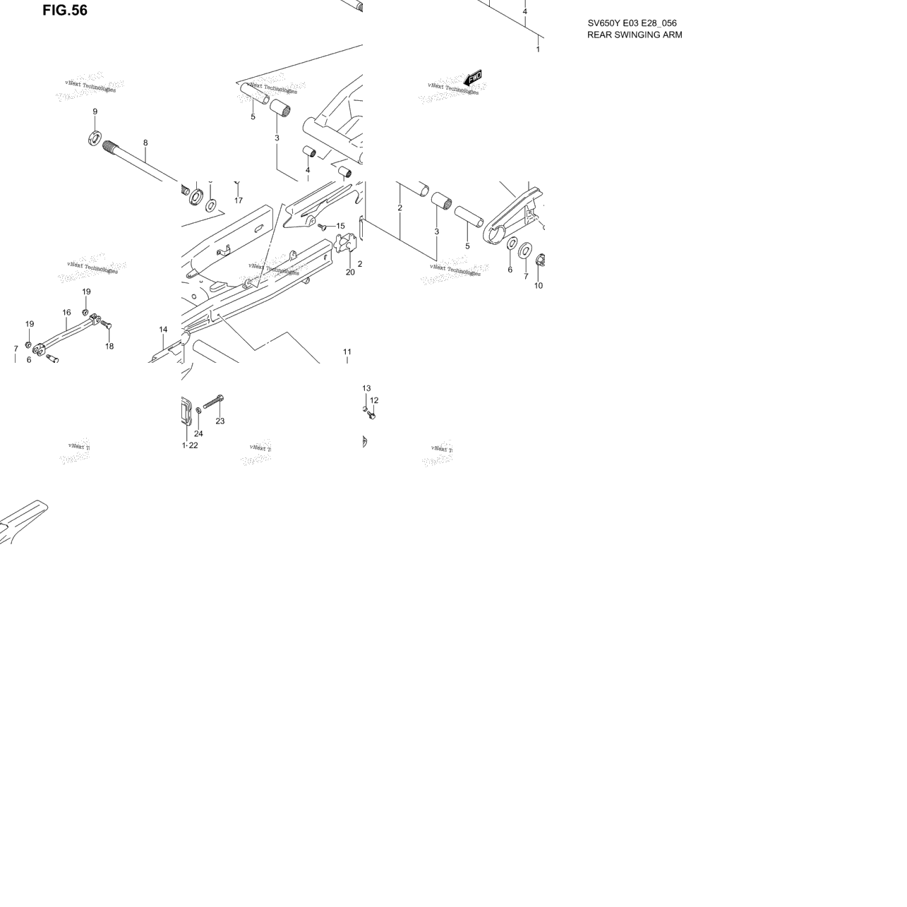 Rear Swinging Arm