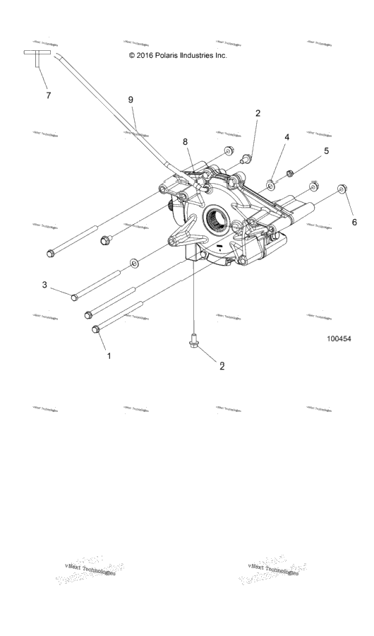 Drive Train, Rear Gearcase Mounting