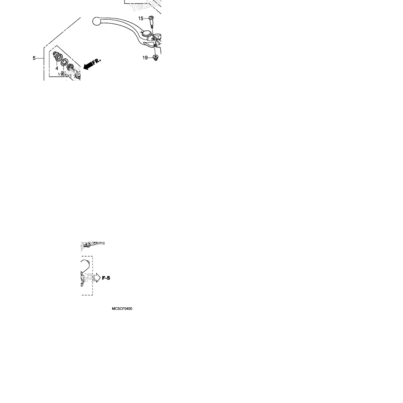 Front Brake Master Cylinder