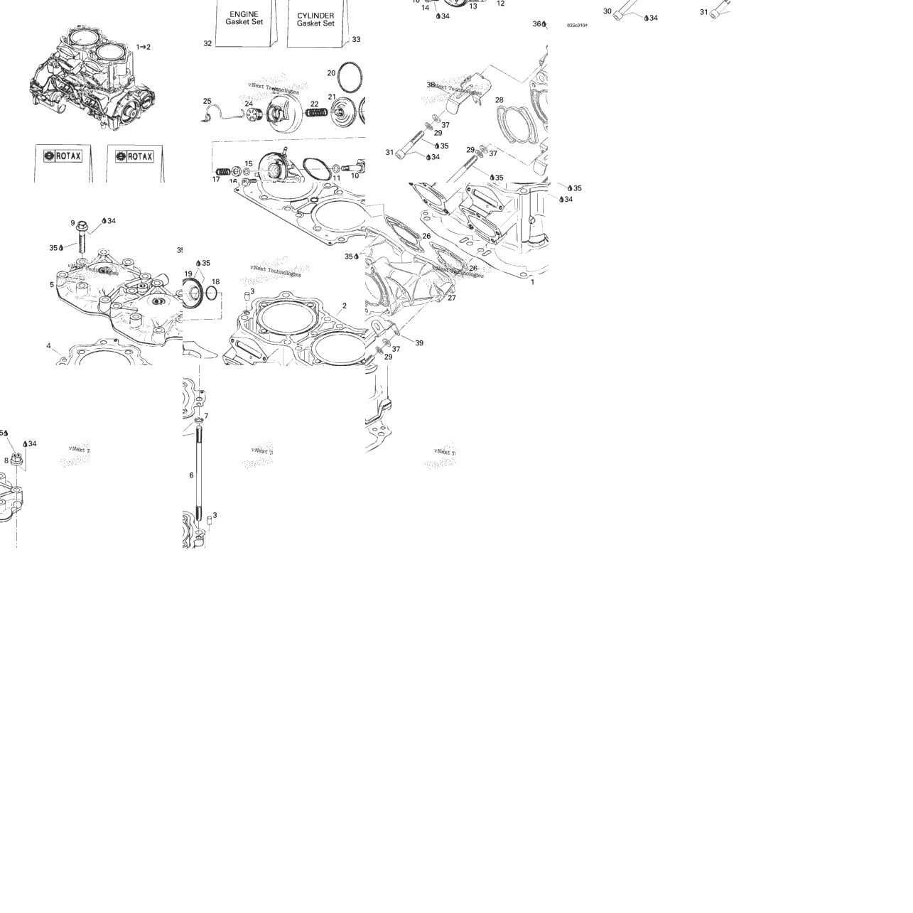 Cylinder, Exhaust Manifold