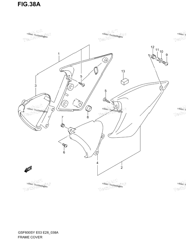 Frame Cover (Model K2/K3)