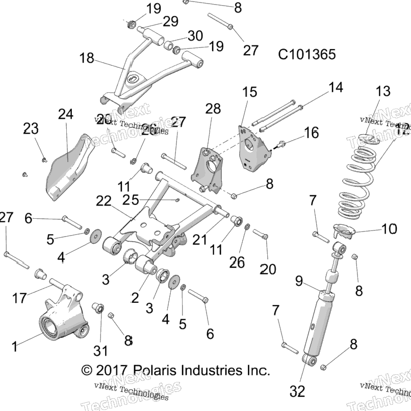 Suspension, Mid