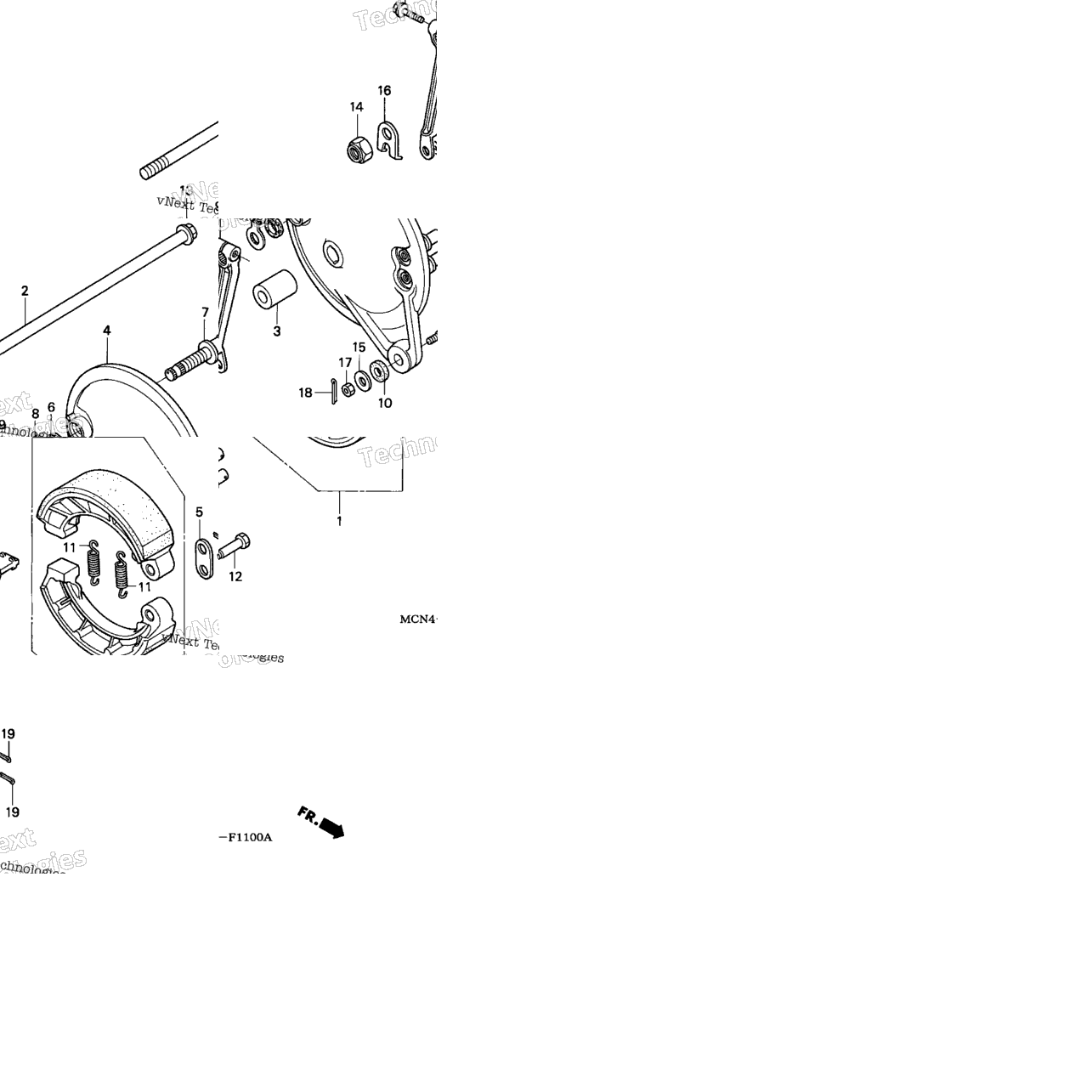 Rear Brake Panel