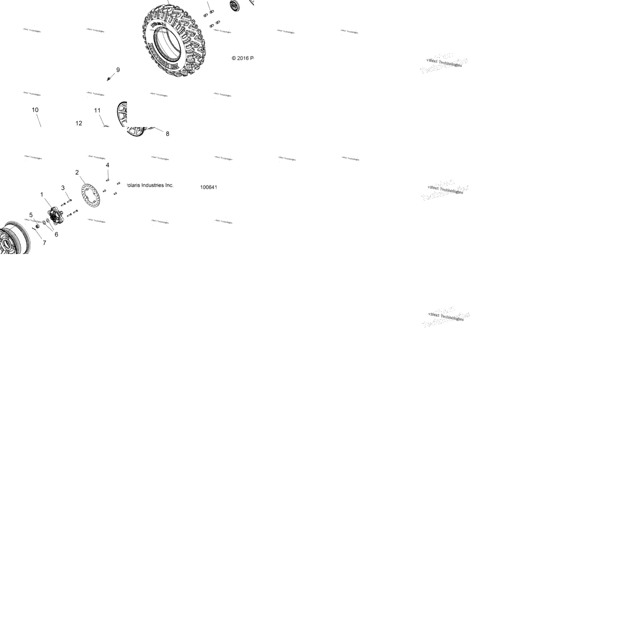 Wheels, Front Tire & Brake Disc