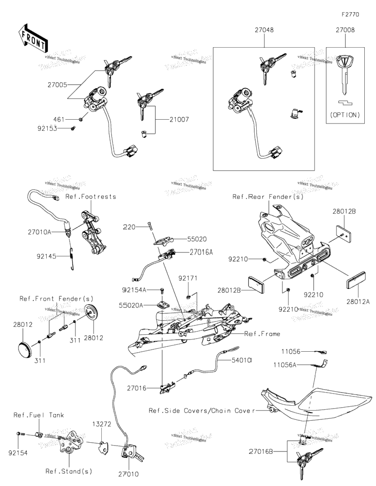 Ignition Switch/Locks/Reflectors
