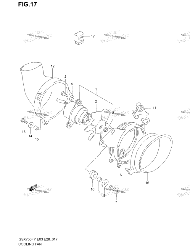 Cooling Fan (E33)