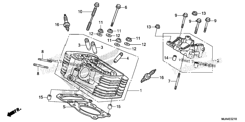 Rear Cylinder Head