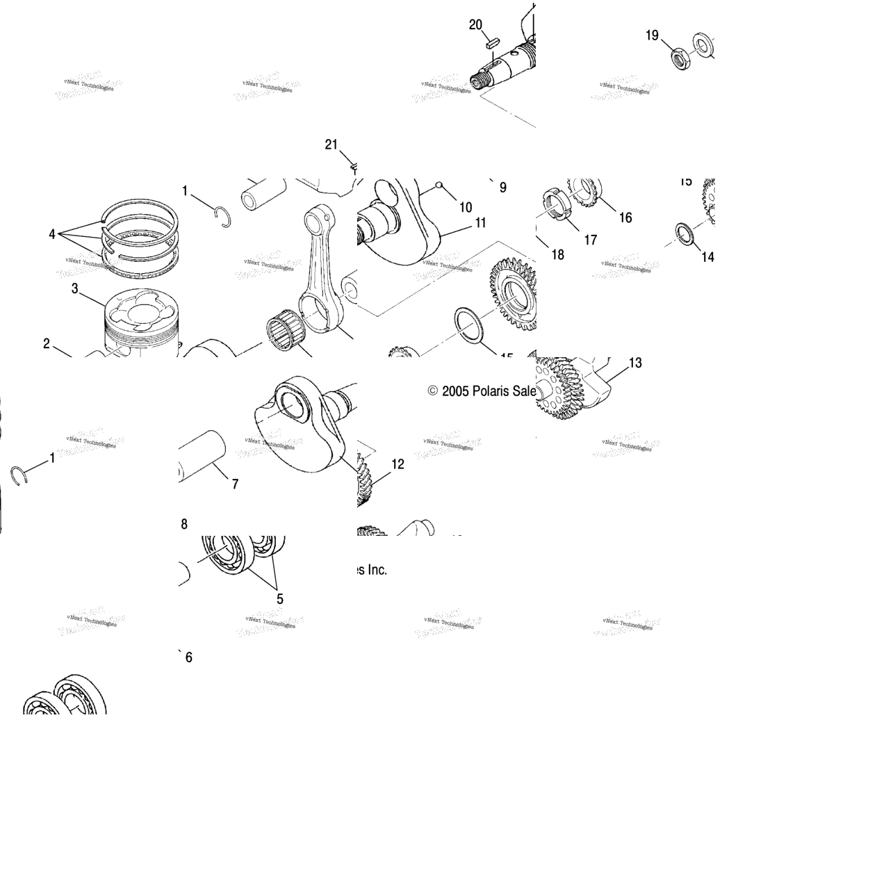 Crankshaft & Piston /Ax/Ay/Az/Al/At