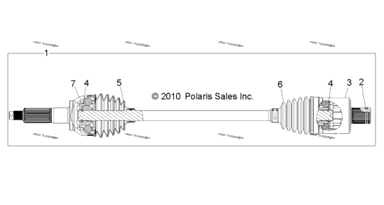 Drive Train, Rear Drive Shaft R17rtad1a1/Ed1n1 (49Rgrshaftdrvrr1332878)