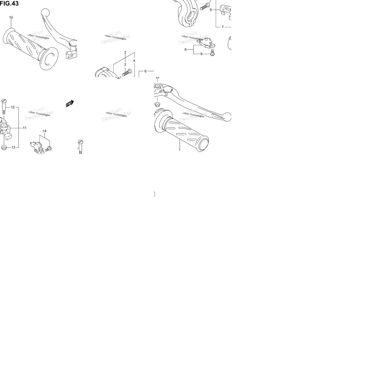 Handle Lever (Sv1000sk3/Sk4/Sk5)