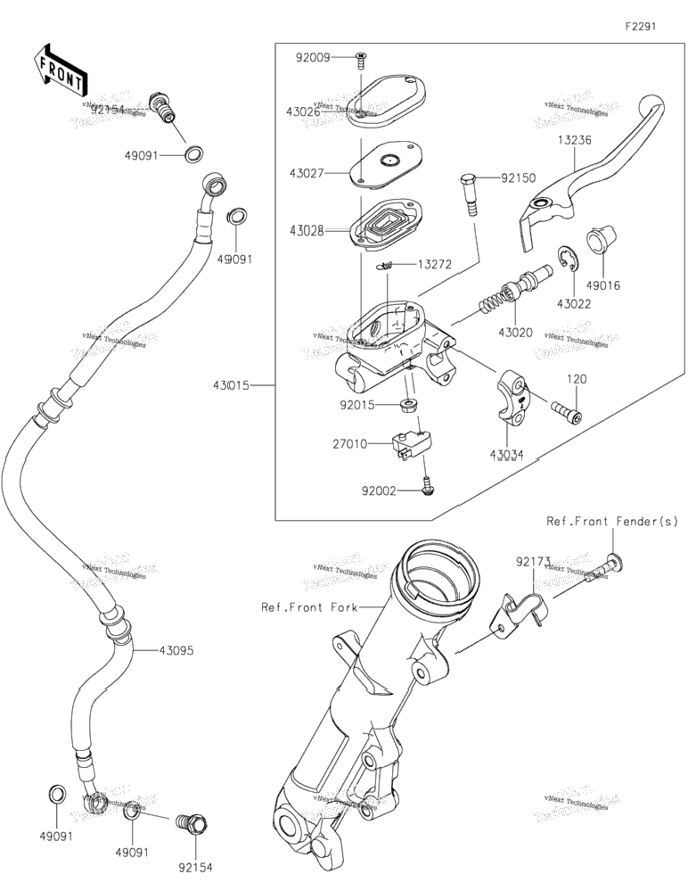 Front Master Cylinder