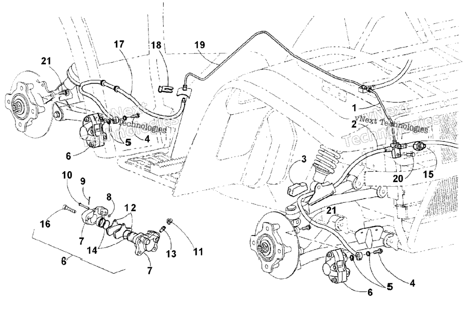 Hydraulic Brake Assembly