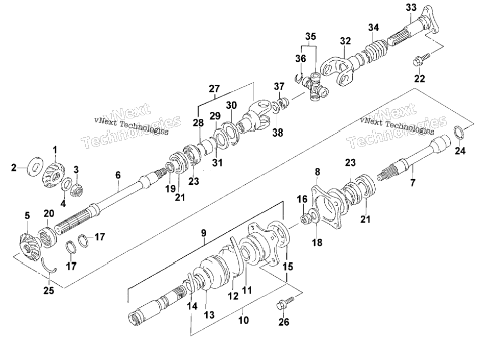 Secondary Drive Assembly