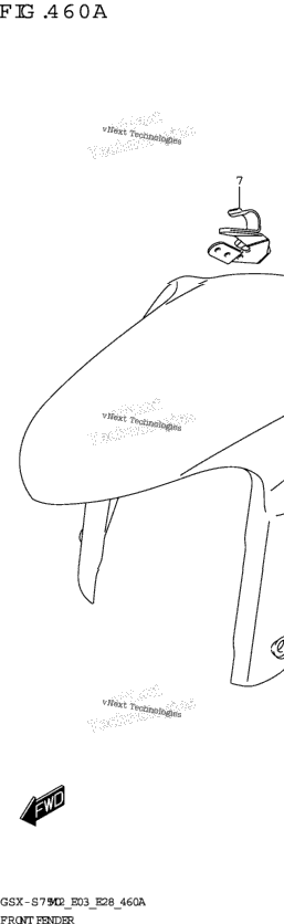Front Fender (Gsx-S750)