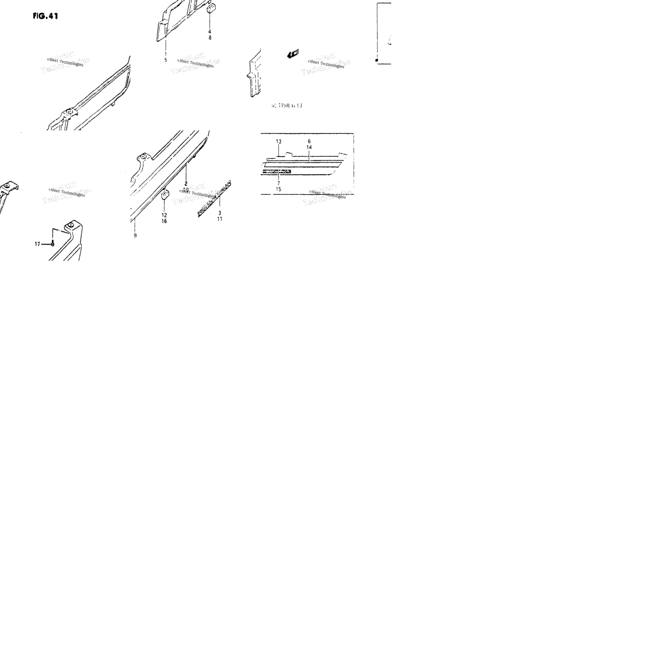 Seat Molding (Gs1150ef/Ef2/Eg)