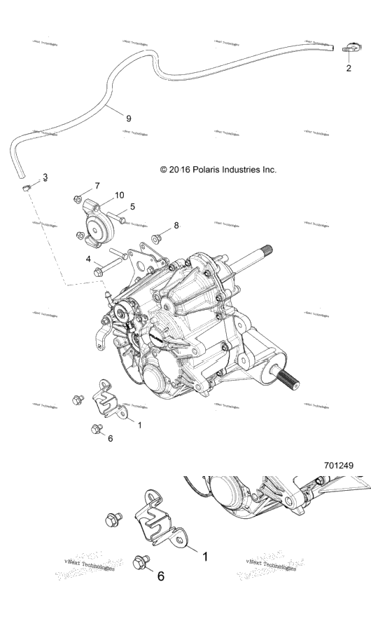 Drive Train, Main Gearcase Mountin