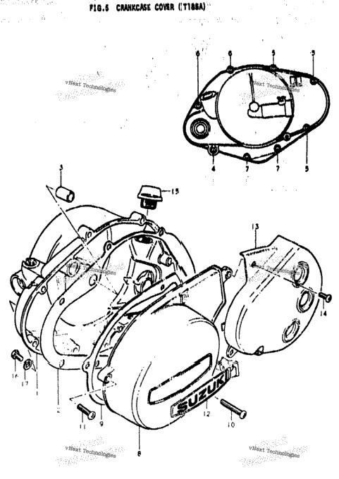 Crankcase Cover (Ts185a)