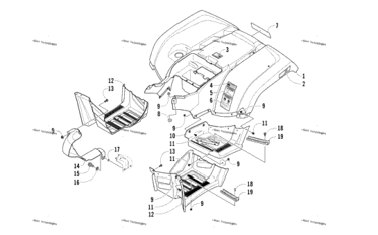 Rear Body Panel And Footwell Assemblies