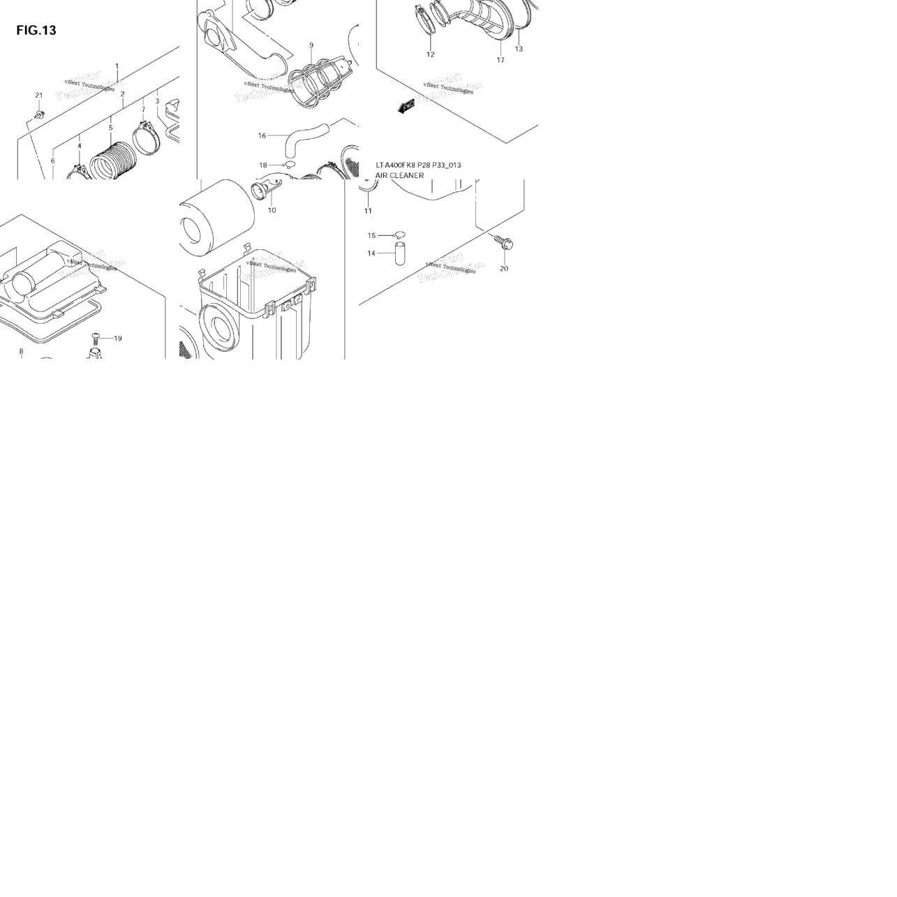 Air Cleaner (Lt-A400fk8/Fk9/Ful0)