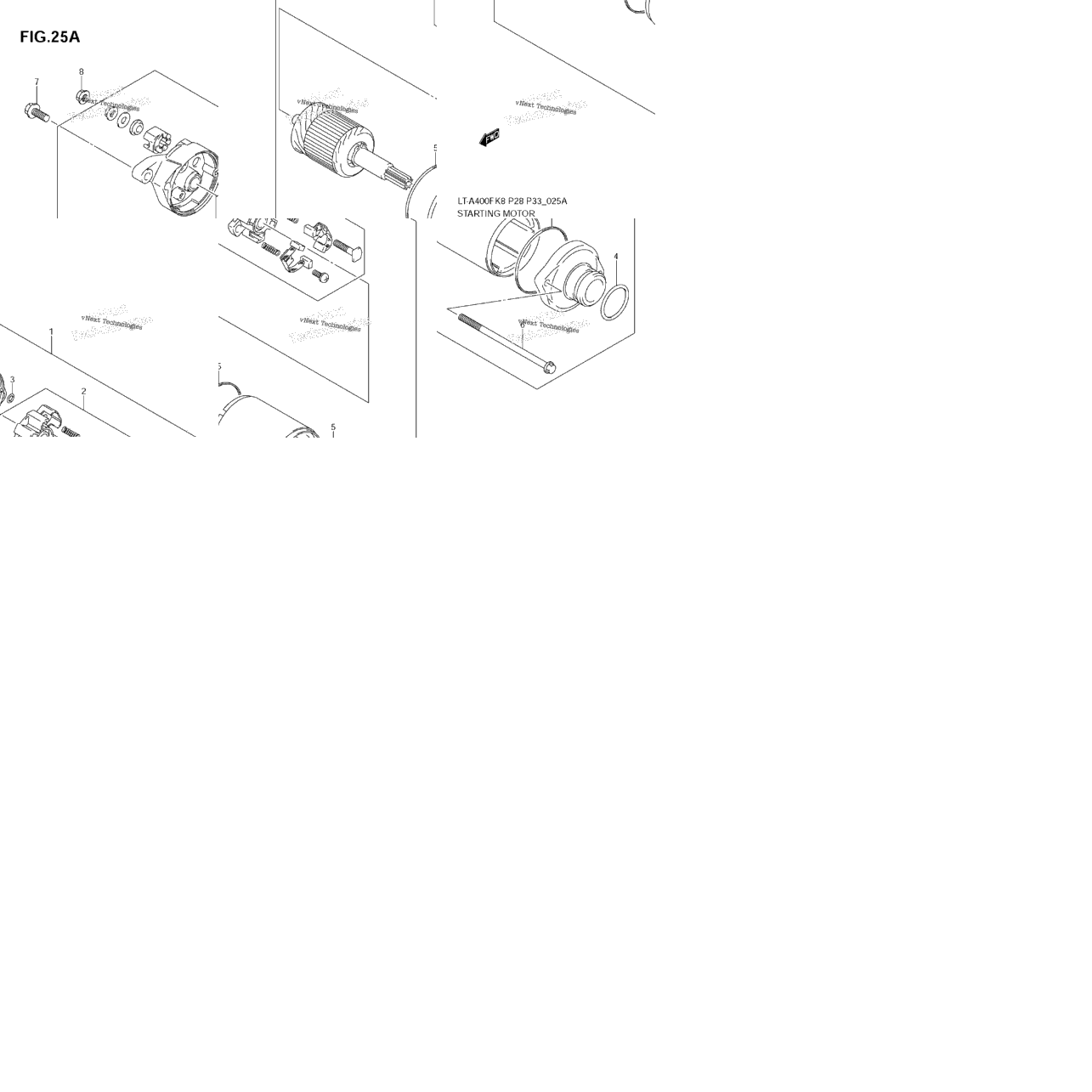 Starting Motor (Model L0)
