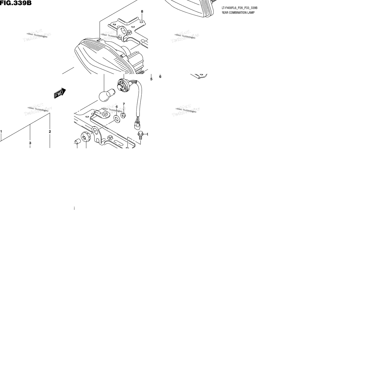 Rear Combination Lamp (Lt-F400fl6 P33)