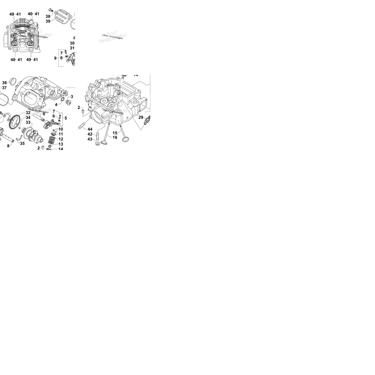 Cylinder Head And Camshaft/Valve Assembly
