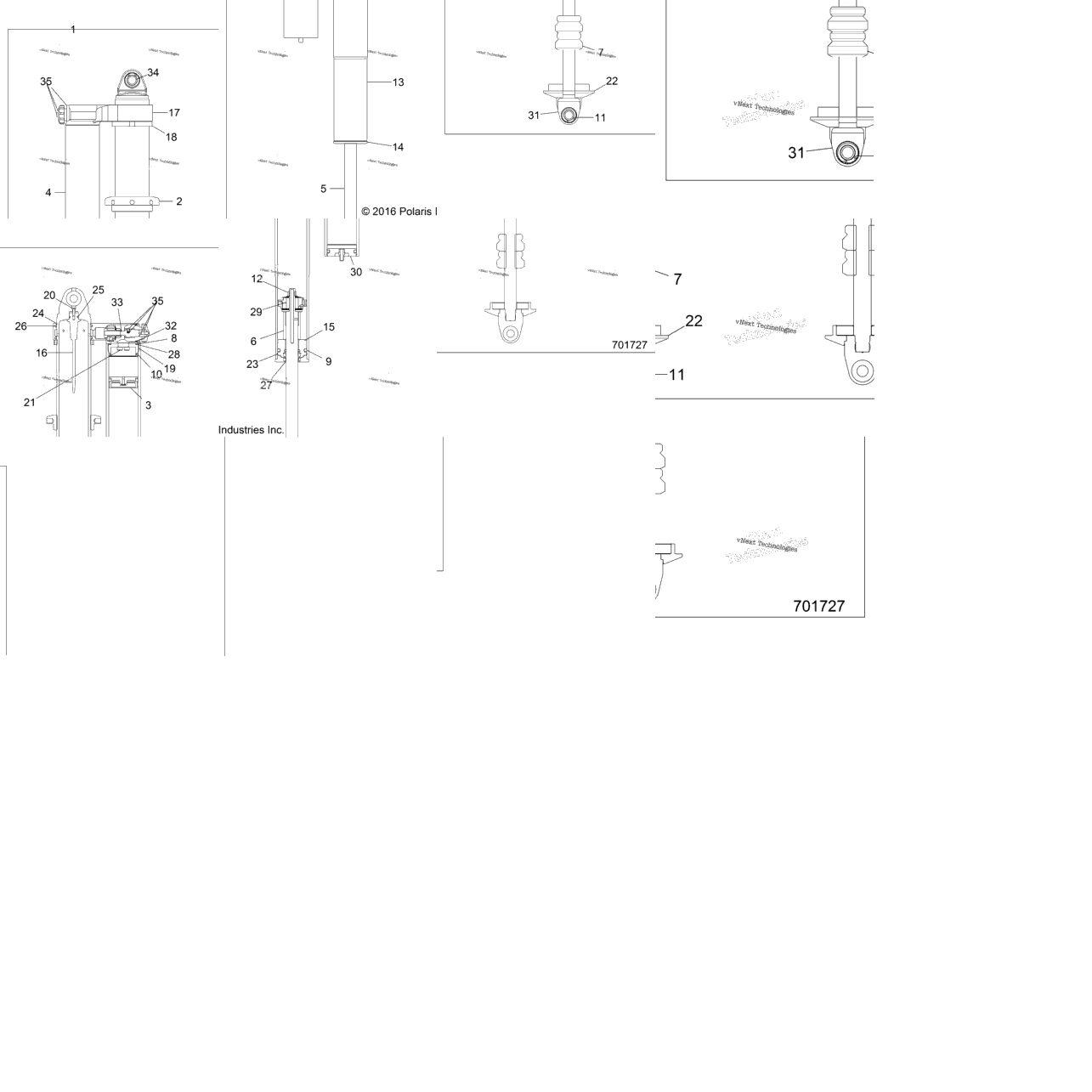 Suspension, Rear Shock Internals