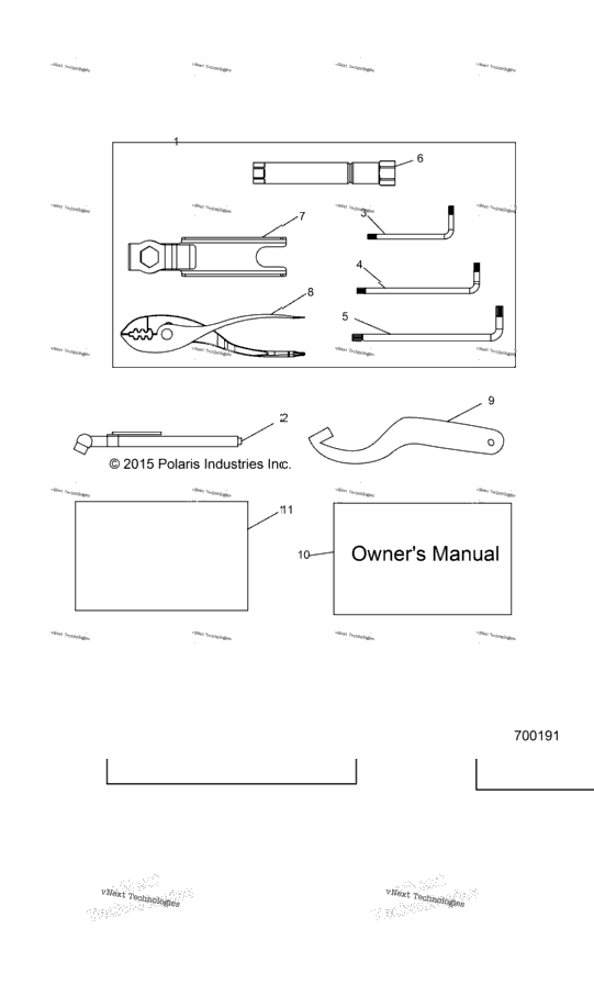 References, Tool Kit & Owners Manuals