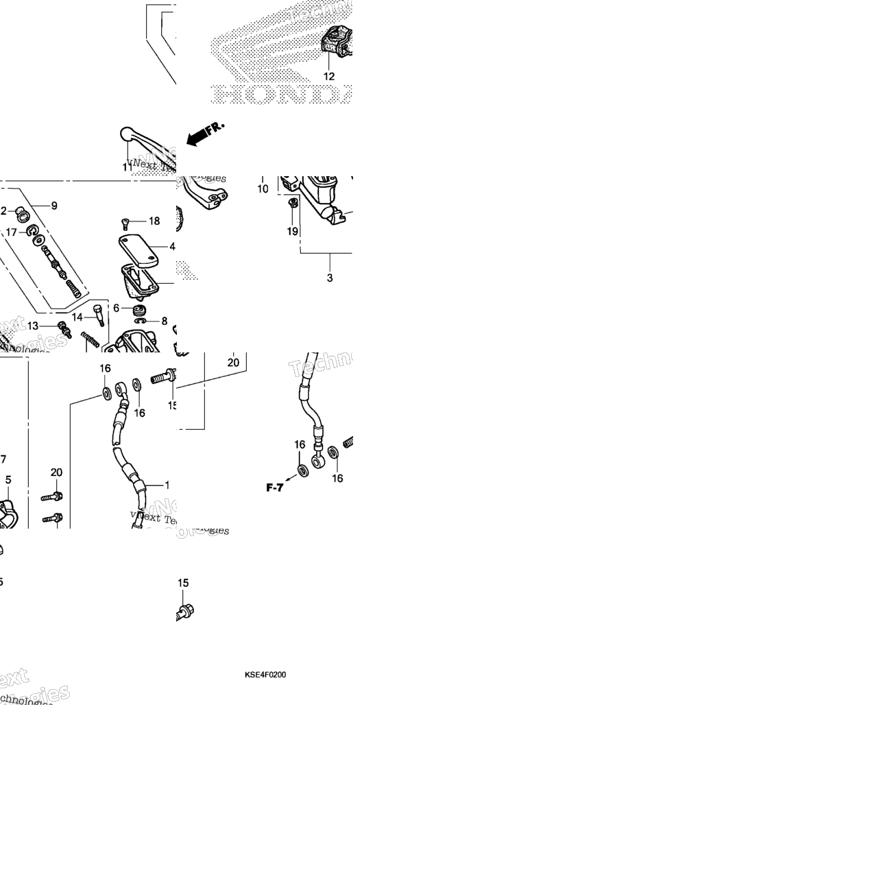 Front Brake Master Cylinder